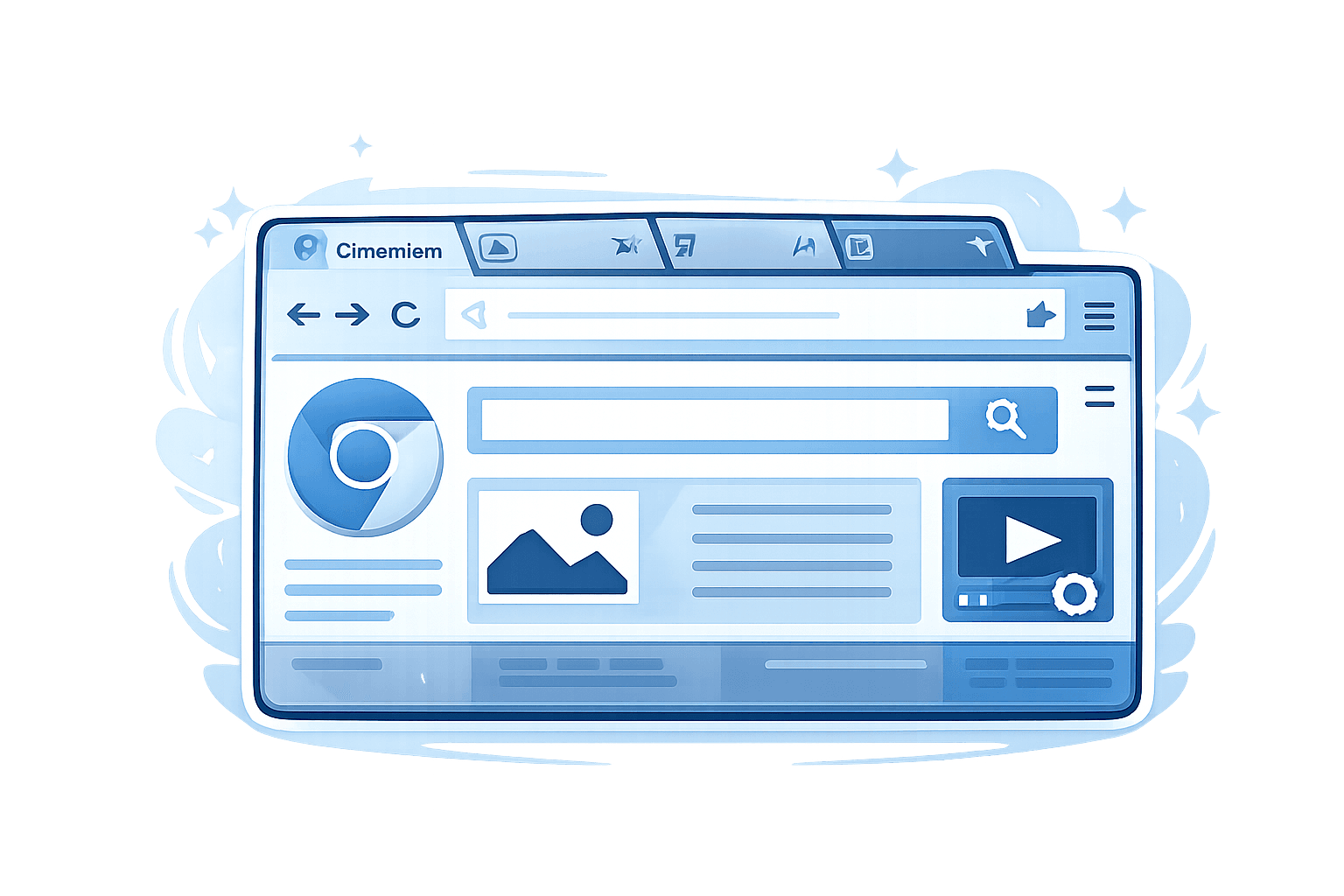 NeoDownloader - Built-in Chromium Browser